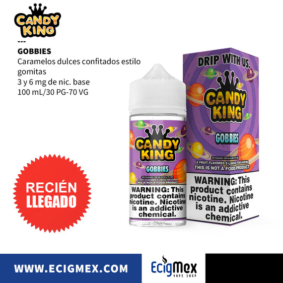 Líquido E-Juice Candy King Sabores Premium 100 mL varias intensidades