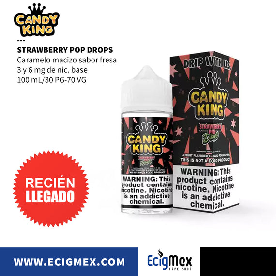 Líquido E-Juice Candy King Sabores Premium 100 mL varias intensidades