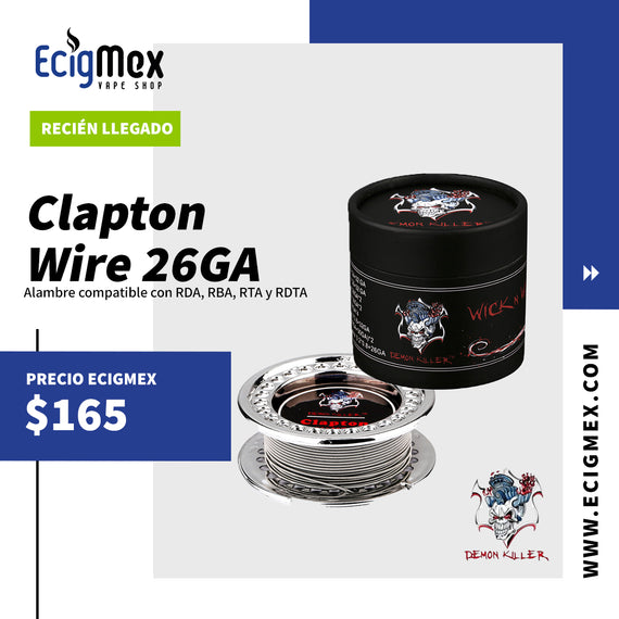 Alambre Demon Killer para Bricolaje Opción Alien Wire y Fused Clapton Wire para RDA-RTA-RDTA 4.5 metros