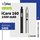 Kit Inicial Eleaf iCare 160 1500 mAh varios colores simple y cómodo de usar