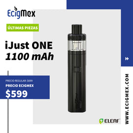 Kit Vaporizador Inicial Eleaf iJust One 1100 mAh varios colores all in one