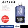 NUEVO POD Desechable ELFWORLD AI22000 Batería de 650 mAh Pantalla indicadora de Carga y Líquido Hasta 22,000 Vapeadas y 26 mL de Nic Salts