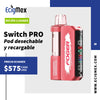 POD Desechable FOGER SWITCH PRO 1050 mAh Único con Cartucho Intercambiable Con indicador de Batería y Líquido Hasta 30,000 Vapeadas y 26 mL de Nic Salts