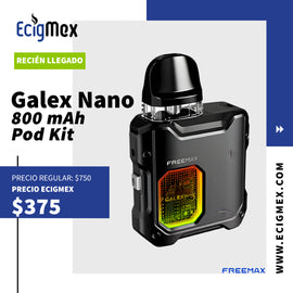 POD Vapeador Freemax Galex Nano Kit Batería Integrada de 800 mAH Potencia de 22W Ideal para Sales Diseño Cósmico