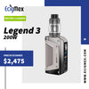 MOD KIT GeekVape Aegis Legend 3 Potencia 200W Estético y Ligero Tri-Proof IP68 Requiere 2 baterías Externas