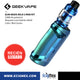 KIT MOD Vaporizador GeekVape S100 Aegis Solo 2 Potencia 100W Con Atomizador Z-Subhom 2021 Tank A prueba de Agua-Polvo-Golpes Estético y Eterno