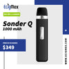 POD Vapeador Geek Vape Sonder Q Batería de 1000 mAh Vapeo MTL Cartucho Q de 0.8 ohms Ligero y Portable