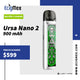 POD Vaporizador Lost Vape URSA Nano 2 Kit 900 mAh Capacidad 2.5 mL Diseño Extravagante