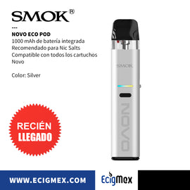 Kit Inicial Smok Novo Eco POD 1000 mAh Ideal para Nic Salts Estética portable