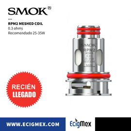 Resistencia para Vaporizador Smok Serie RPM 2 Mesh Coil y DC Coil