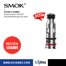 Resistencia para vaporizador Smok M-Coil varias capacidades Exclusiva para POD Tech 247