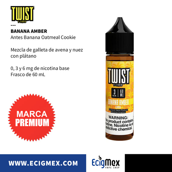 Líquido/ Eliquid para vapeo Twist Eliquid varios sabores originales 60 mL Nic Base