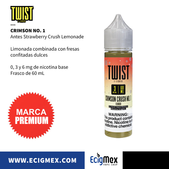 Líquido/ Eliquid para vapeo Twist Eliquid varios sabores originales 60 mL Nic Base