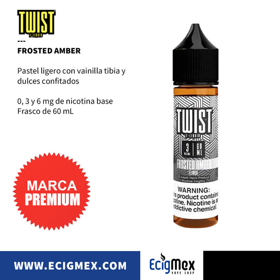 Líquido/ Eliquid para vapeo Twist Eliquid varios sabores originales 60 mL Nic Base