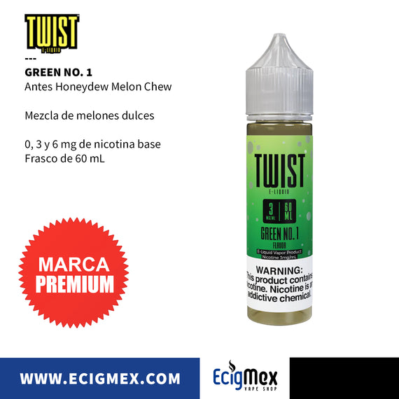 Líquido/ Eliquid para vapeo Twist Eliquid varios sabores originales 60 mL Nic Base