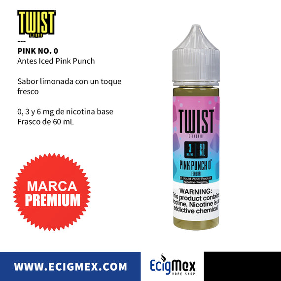 Líquido/ Eliquid para vapeo Twist Eliquid varios sabores originales 60 mL Nic Base