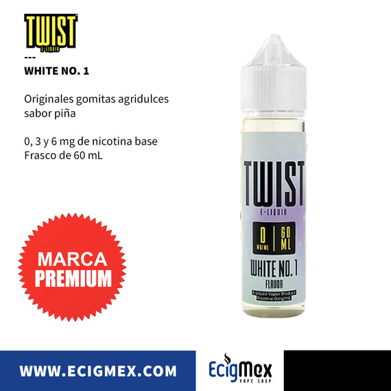 Líquido/ Eliquid para vapeo Twist Eliquid varios sabores originales 60 mL Nic Base