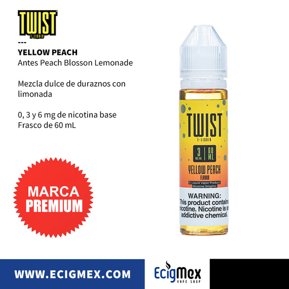 Líquido/ Eliquid para vapeo Twist Eliquid varios sabores originales 60 mL Nic Base