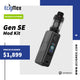 MOD KIT Vaporizador Vaporesso GEN SE con NUEVO Atomizador iTank T Requiere 1 batería 18650 Hasta 80W de potencia