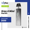 NUEVO POD Inicial Vaporesso XROS 4 MINI 1000 mAh Cartucho 0.8 ohms Diseño Estético con 3 modos de salida e Indicador LED de Batería