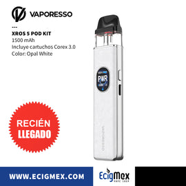 NUEVO POD Inicial Vaporesso XROS 5 1500 mAh Tecnología Corex 3.0 Pantalla 0.88 Pulgadas