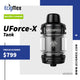 Atomizador Voopoo UFORCE-X Tank Capacidad 5.5 mL Entrada 510 Compatible con PnP-X Coils