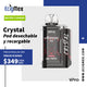 POD Desechable VPro Crystal 650 mAh Hasta 8000 Vapeadas y 18 mL de Nic Salts