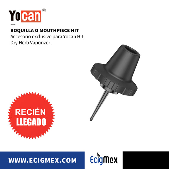 Boquilla o Mouthpiece Exclusivo para Yocan HIT Dry Herb Vaporizer