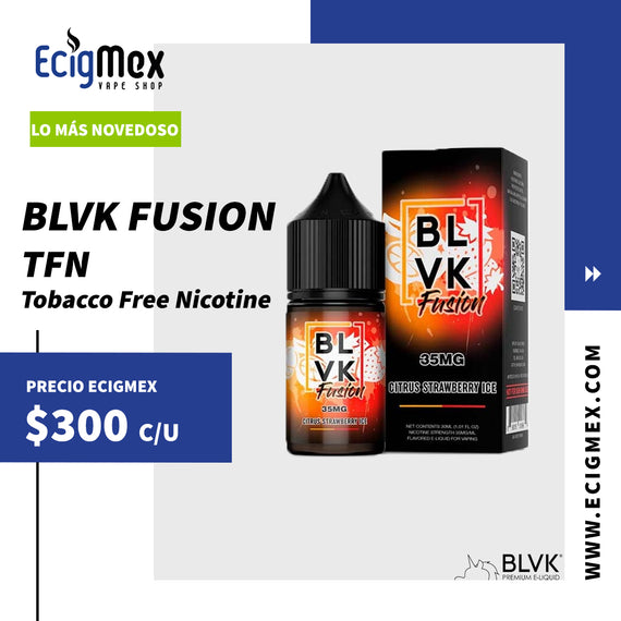 Líquido / Eliquid para vapeo BLVK Unicorn Serie FUSION Sales de Nicotina TFN Tobacco Free Nicotine Varios Sabores 30 mL