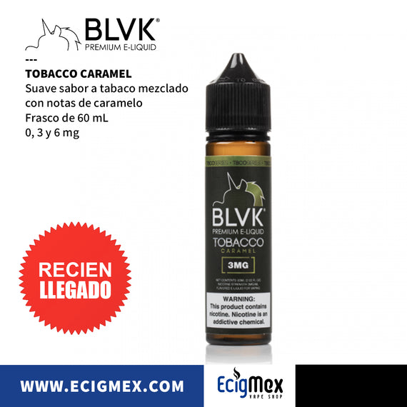 Líquido / Eliquid para vapeo BLVK Unicorn Serie TBCO Tabacos varios sabores 60 mL