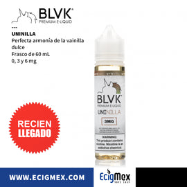 Líquido / Eliquid para vapeo BLVK Unicorn Serie Wyte Postres varios sabores 60 mL