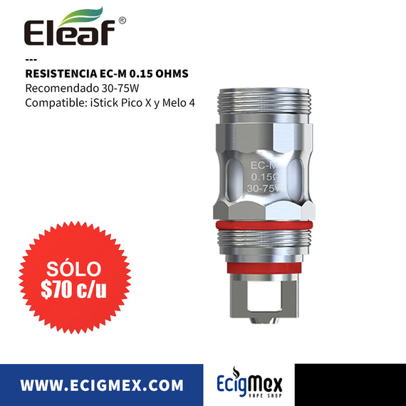 Resistencias para vaporizador Eleaf Series EC varias capacidades