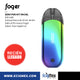 POD Inicial Foger ZERO 650 mAh Incluye Frasco 10 mL de Nic Salts al 5% con Tecnología Press To Fill