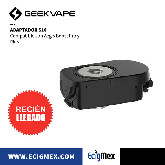 Adaptador 510 compatible con Geek Vape Aegis Boost PRO y PLUS Durabilidad y Eficiencia