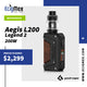 MOD KIT GeekVape Aegis L200 Legend 2 Potencia 200W Más Pequeño y Ligero A prueba de Agua-Polvo-Golpes