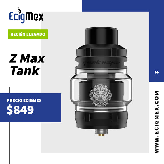 Atomizador Geekvape Z MAX Nueva Resistencia Serie M-Coil 810 Drip Tip Nubes sin Límites