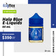 Líquido/ Eliquid para vapeo Halo Serie Blue varios sabores 60 mL