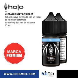 Líquido/ Eliquid Sales de Nic para vapeo Halo ULTRA Nic Salts varios sabores
