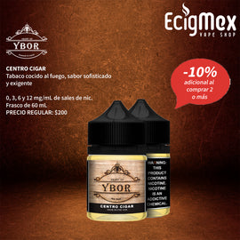 Líquido/ Eliquid Sales de Nic para vapeo Halo Ybor Nic Salts varios sabores 60 ml