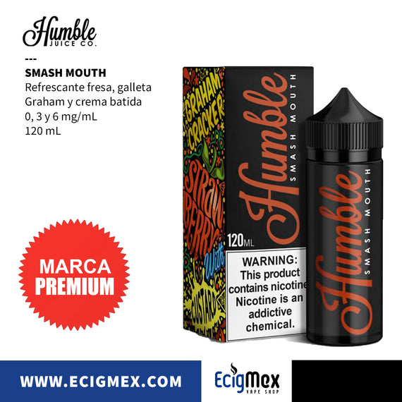 Líquido/ Eliquid para vapeo Humble Juice Co 120 mL Varios Sabores 0, 3 y 6 mg/mL