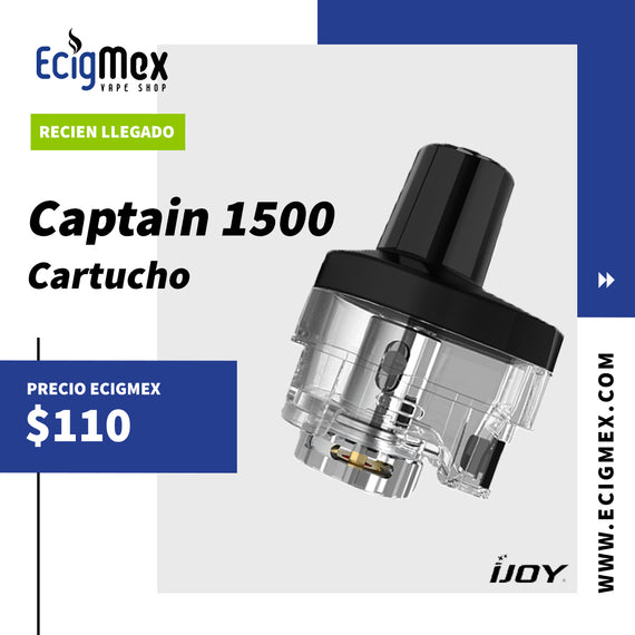Cartucho iJoy para Captain 1500 Mesh Coil 0.3 ohms Pre-instalada y 5 mL capacidad