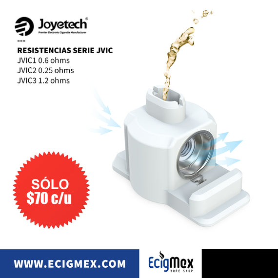 Resistencia para vaporizador Joyetech Serie JVIC Coils para Atopack varias capacidades