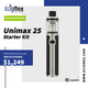 Kit Inicial Joyetech Unimax 25 3000 mAh varios colores con diseño innovador