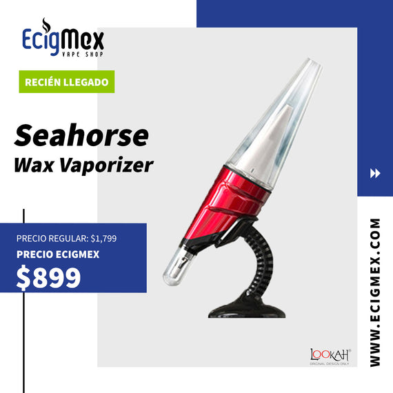 Equipo Vaporizador LOOKAH SeaHorse Max Dab Pen Multifuncional 950 mAh Para Wax y Aceites