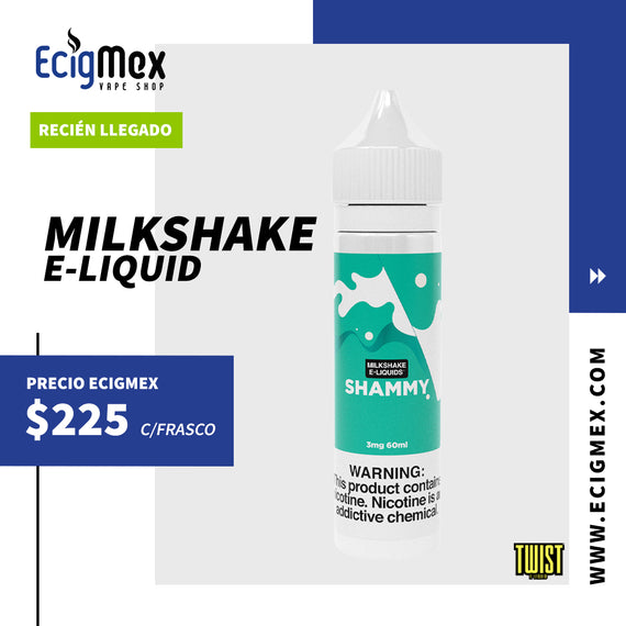 Líquido/ Eliquid Nic Base para vapeo Secret Menu y Milkshake by Twist E-Liquid varios sabores 60 mL