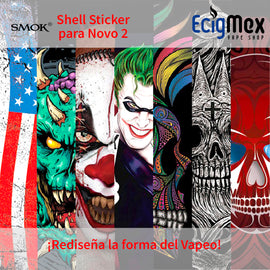 Stickers Skins para Vapeador Cigarro Electrónico Novo Novo 2 Smok