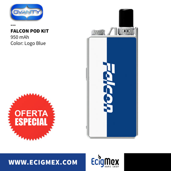 Kit Inicial POD Ovanty Falcon 950 mAh varios colores para sales de nicotina