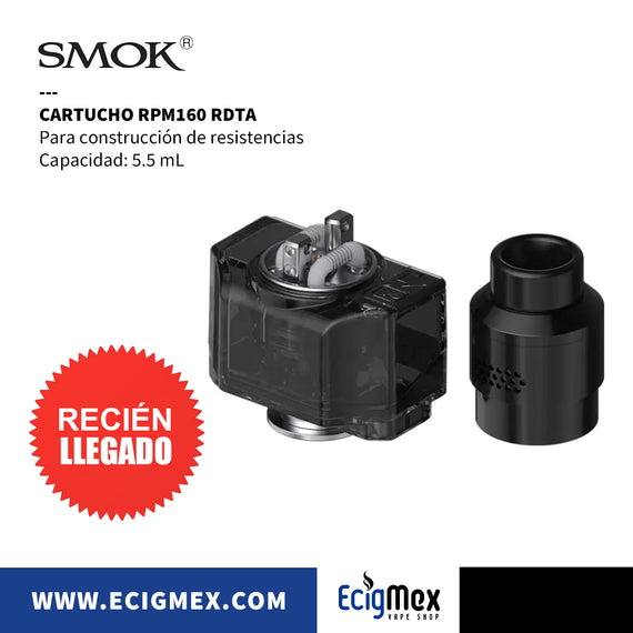 Cartucho RDTA POD para Smok RPM 160 Para Resistencias Reconstruibles Capacidad 5.5 mL