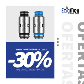 Resistencia Smok y OFRF NexMESH Coil 0.4 ohms Mesh y DC-MTL Coil