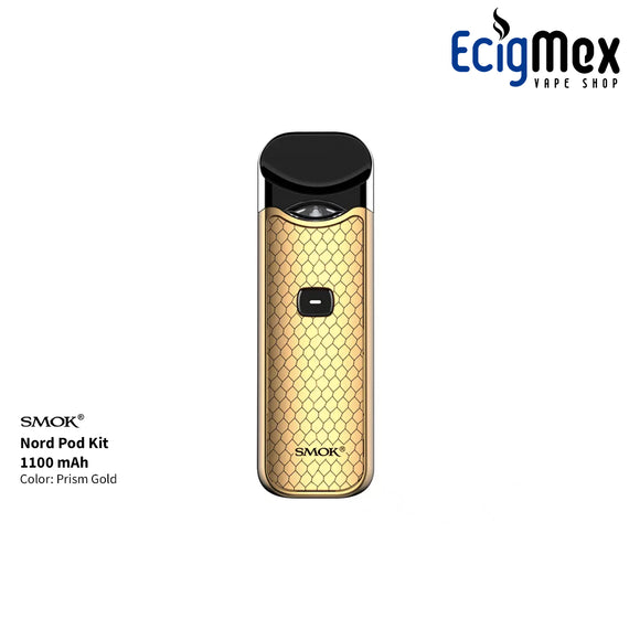 POD Smok Nord 1100 mAh varios colores y acabados para vapor masivo